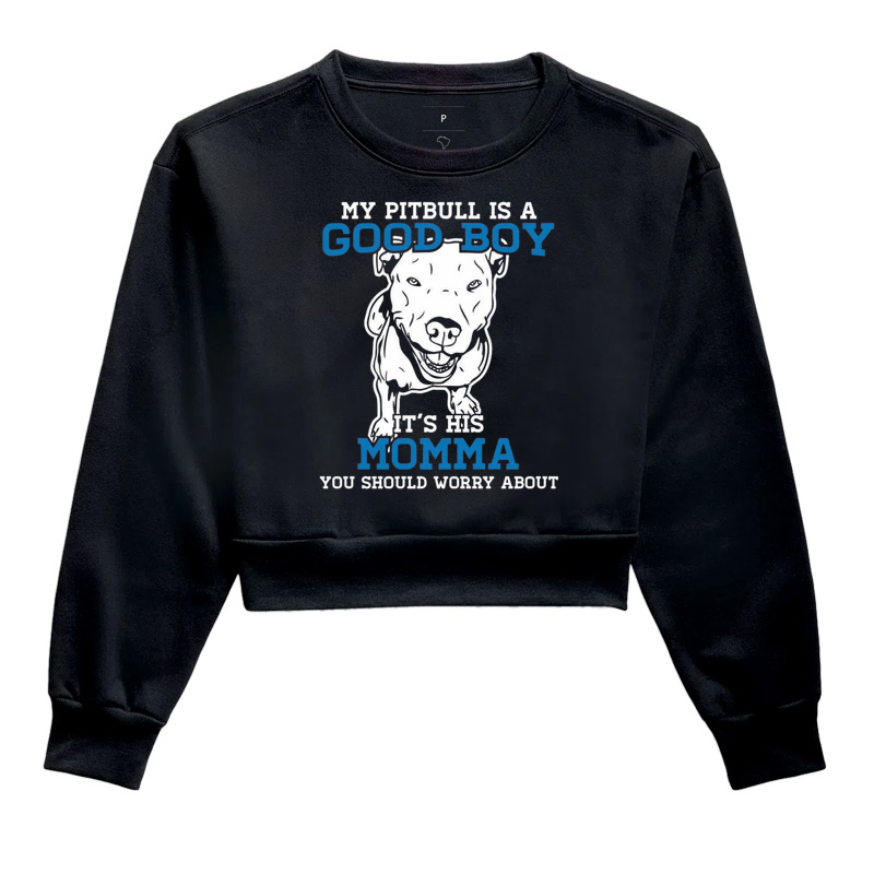 My Pit bull is a good boy...