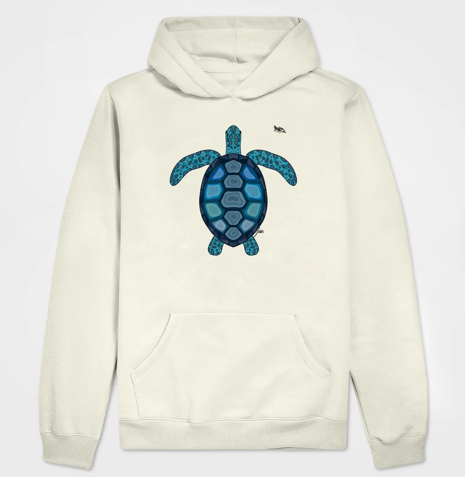 Hoodie Moletom - Tartaruga Azul