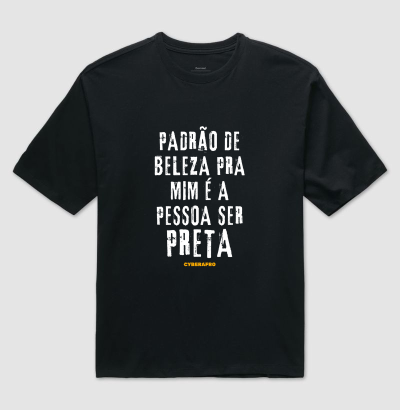 Camiseta Oversized Padrão de Beleza
