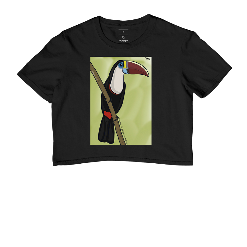 Camiseta Tucano-da-garganta-branca
