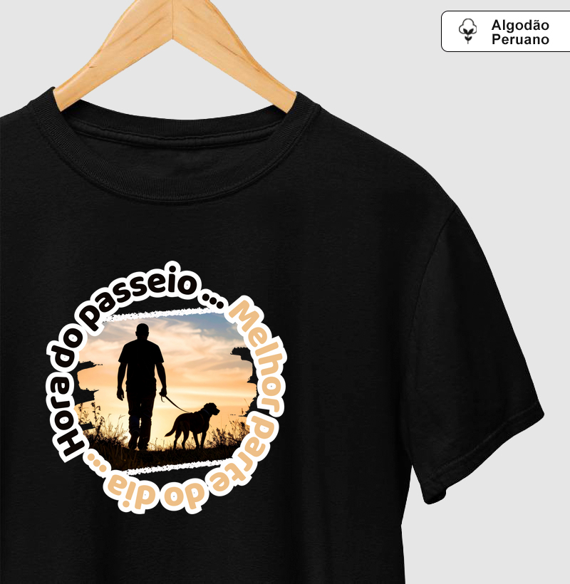 Hora do passeio, melhor parte do dia.