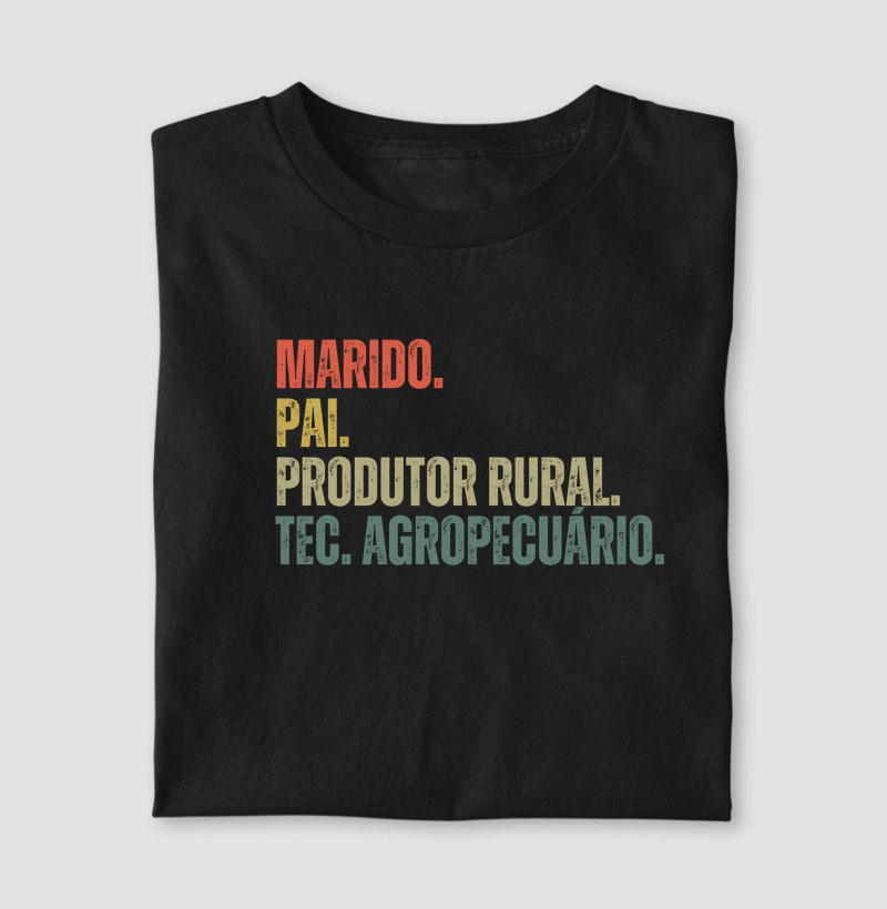 Camiseta dia dos pais - Tec agropecuário - Algodão 30.1