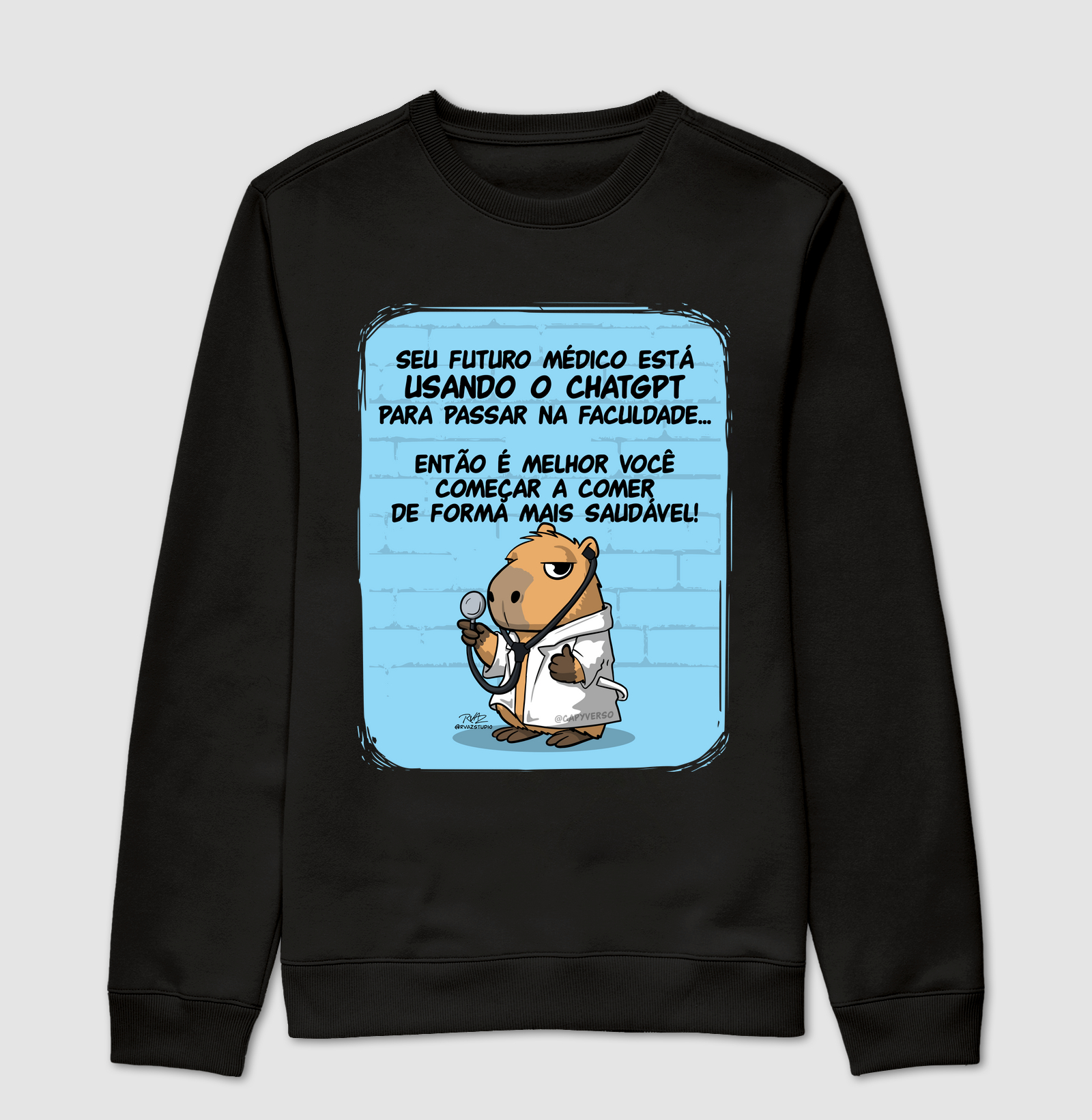 Camiseta Capivara Médico