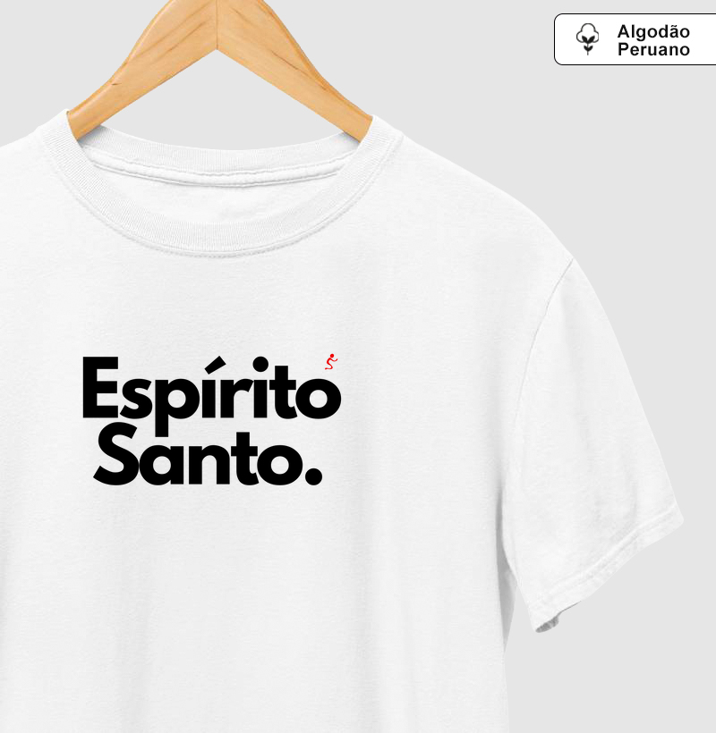 Camiseta Masculina Algodão Peruano Espírito Santo