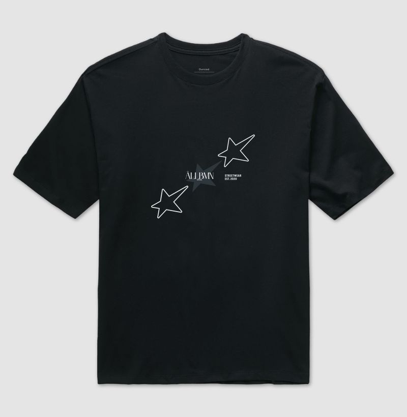 Állbmn - Camiseta Oversized "Stars"