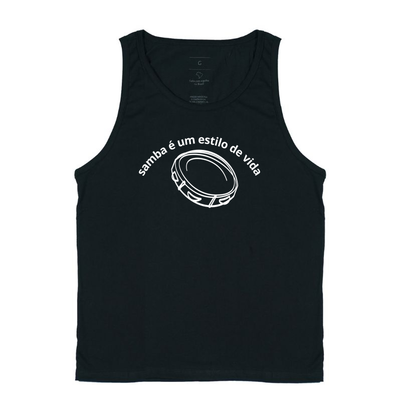 camiseta samba é um estilo de vida