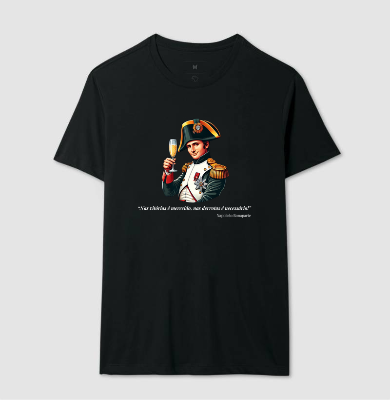 Camiseta Napoleão e Champagne