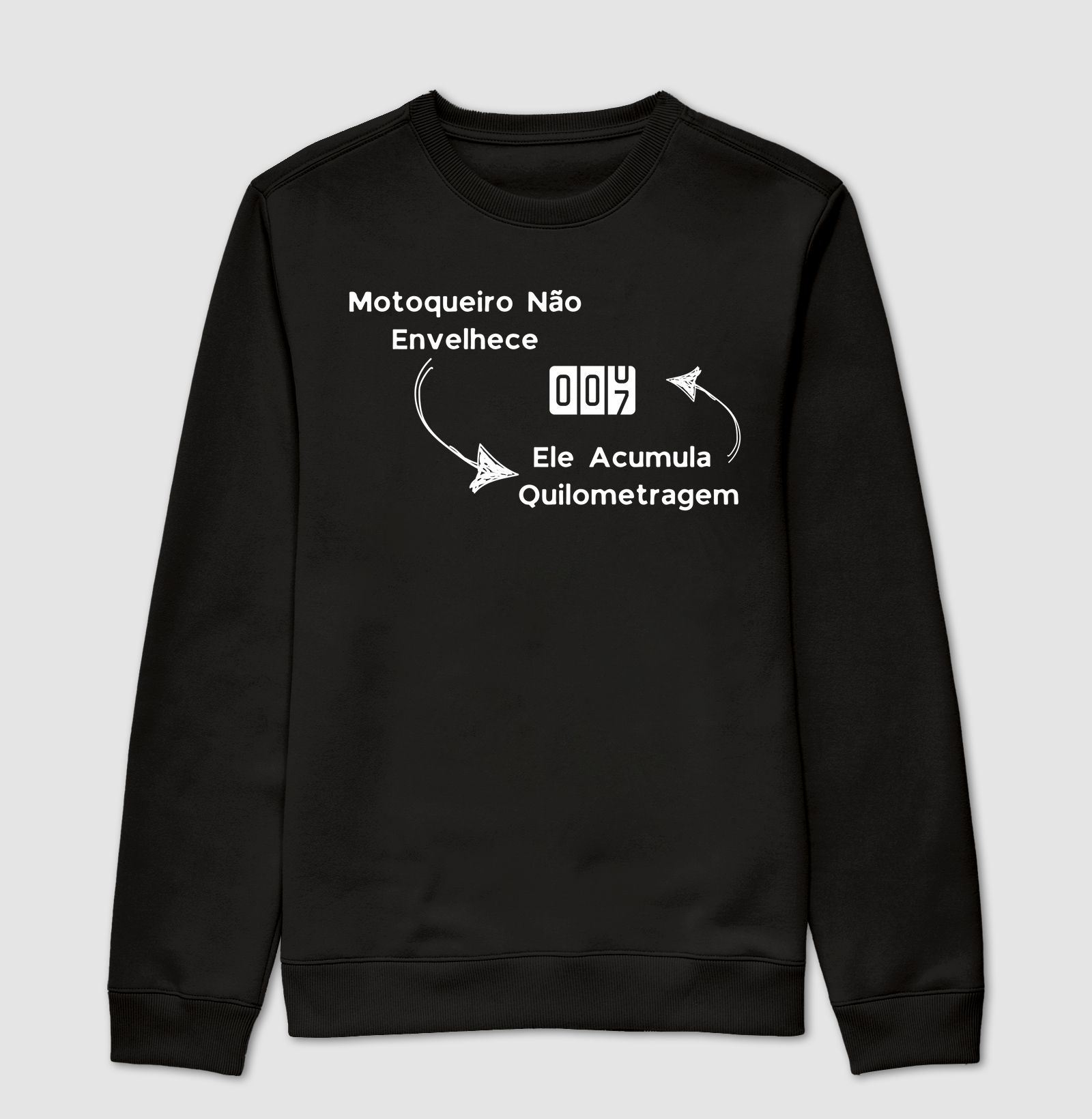 Motoqueiro não envelhece, Ele acumula Quilometragem