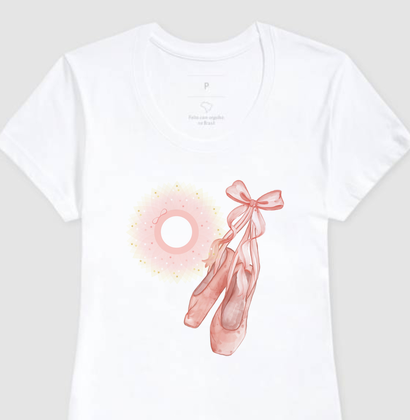 T-shirt Brilho Balé 