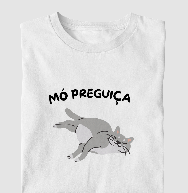 Camisa Mó Preguiça Miau 
