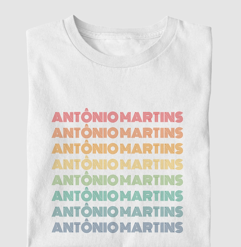 Antônio Martins Letreiro Retrô