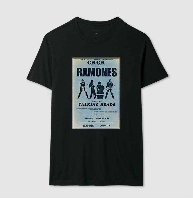 Cartaz - Talking Heads and Ramones 1975