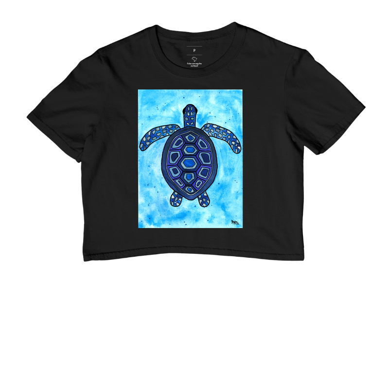 Tartaruga Azul 2.0 - Aquarela