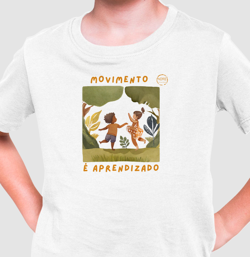 Camiseta Infantil KIRI - Movimento É Aprendizado