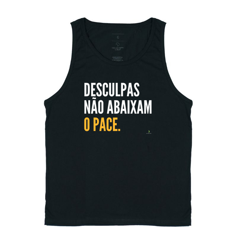Desculpas não abaixam o pace