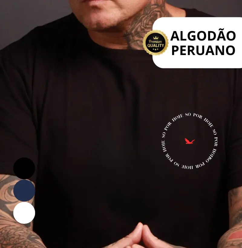 "Só por hoje" - círculo minimalista