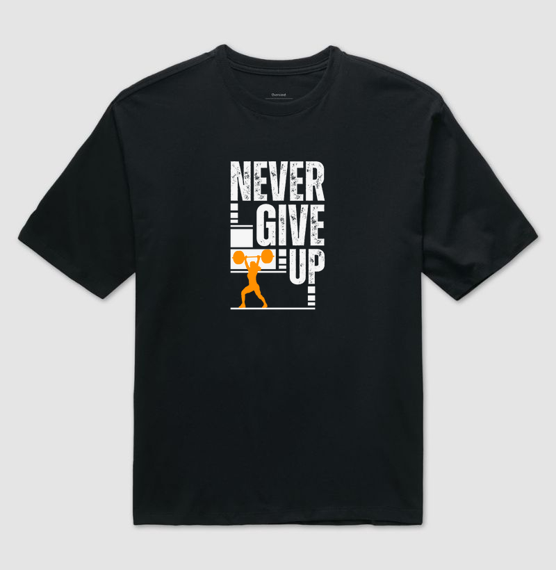 Camiseta Fawk - Never Give Up