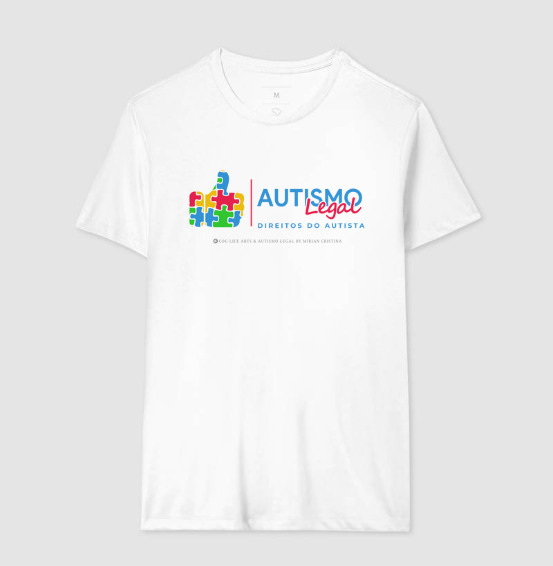 Camiseta Adulto Autismo Legal by Mírian Cristina