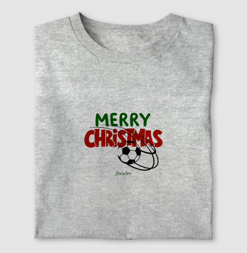 Camiseta Algodão Penteado - Merry Christmas 