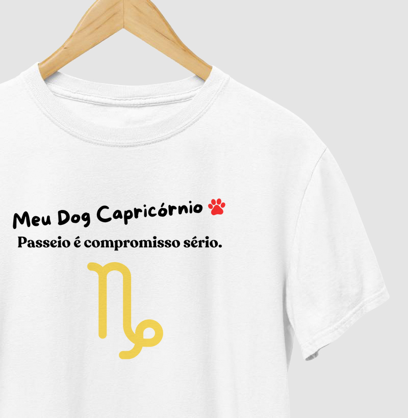 Camiseta Dog Capricórnio