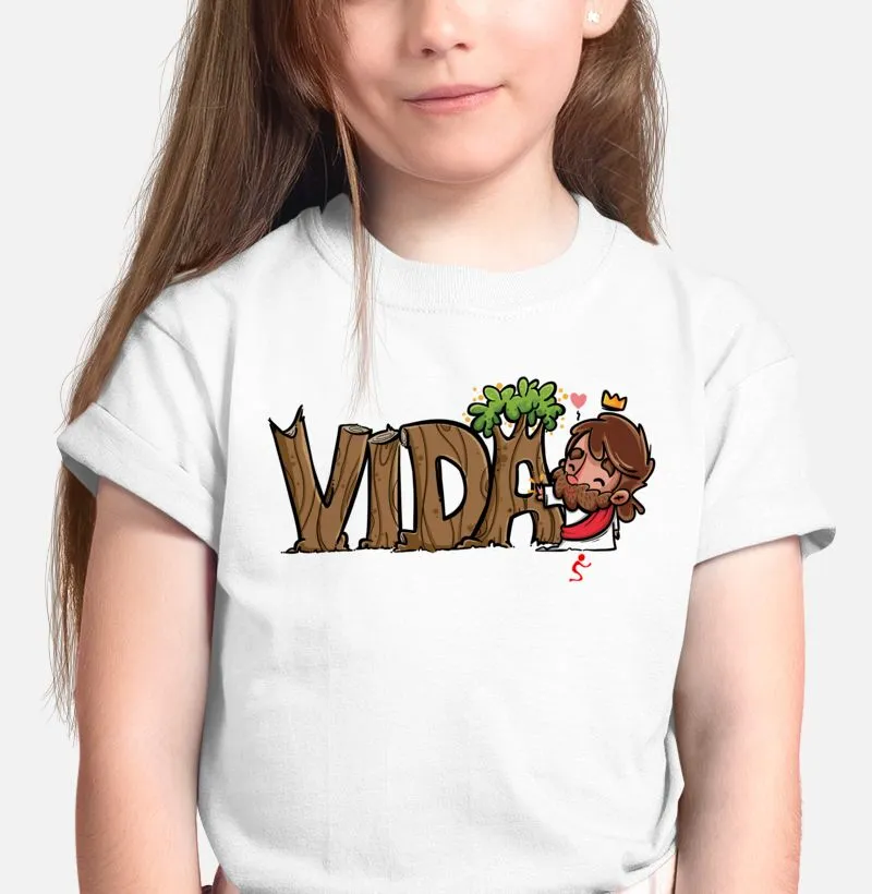 Camiseta Infantil Vida