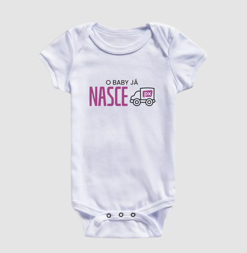 O Baby já Nasce PX (Rosa)