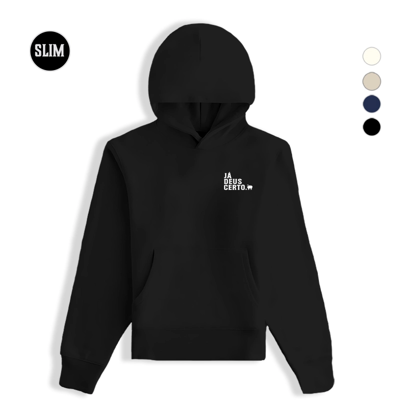 Hoodie Já Deus certo
