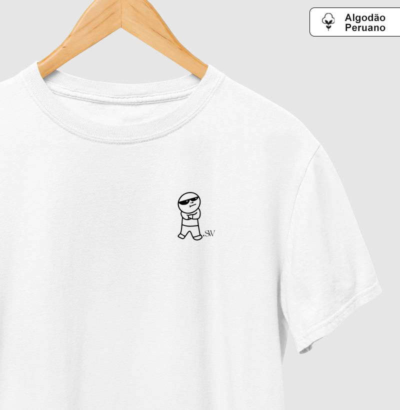 Camiseta Algodão Peruano | Bolado Contigo - SW 03 | Estilo Autoral e Atitude Shutter Wear