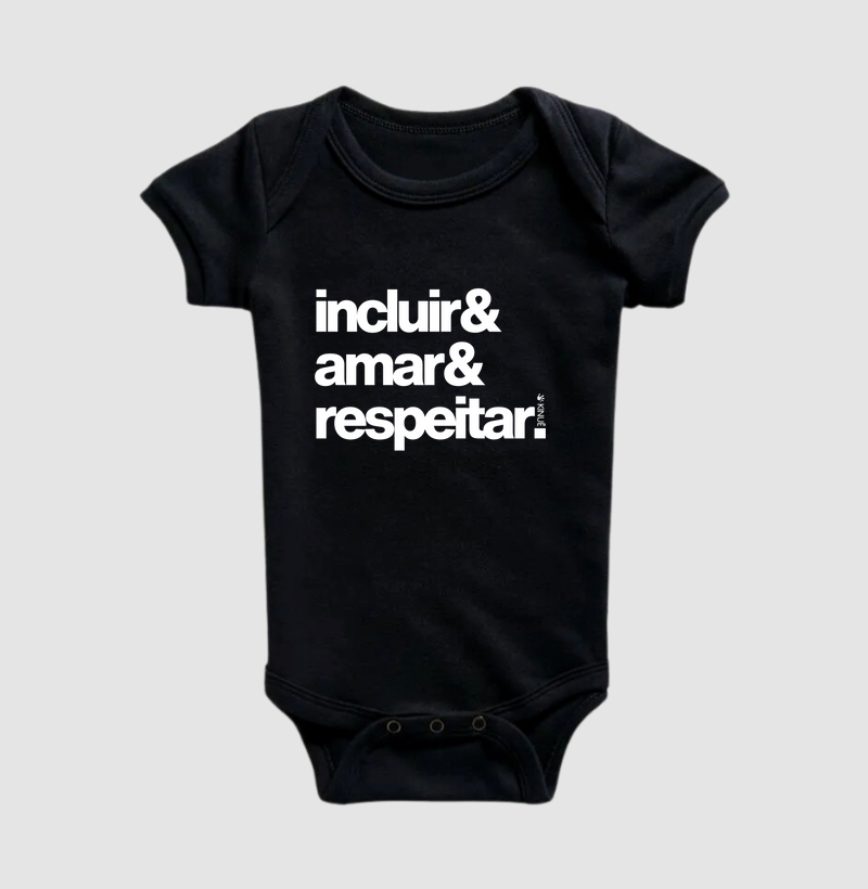 Incluir Amar Respeitar - Camisetas sobre inclusão e neurodiversidade