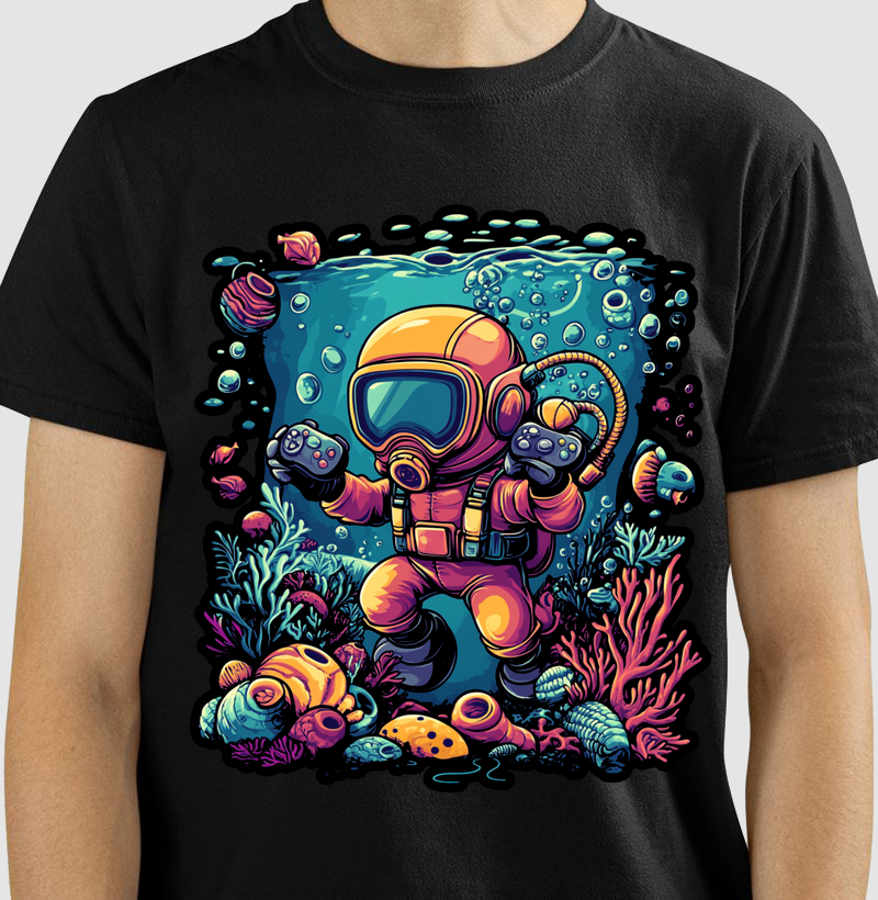 camisa mergulhador gamer 2