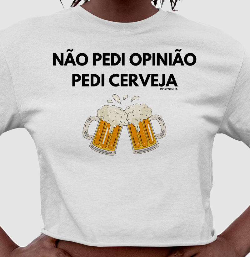 Não pedi opinião