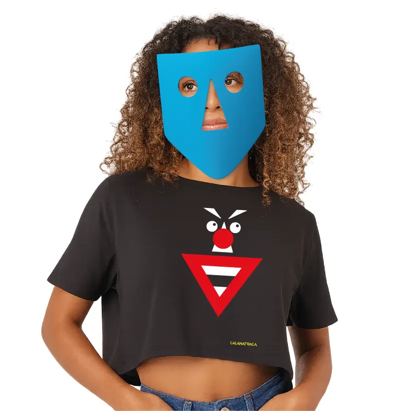 CROPPED  - CABEÇA DE PAPEL