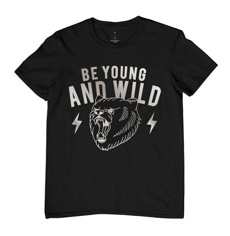 Camiseta "Be young and wild"