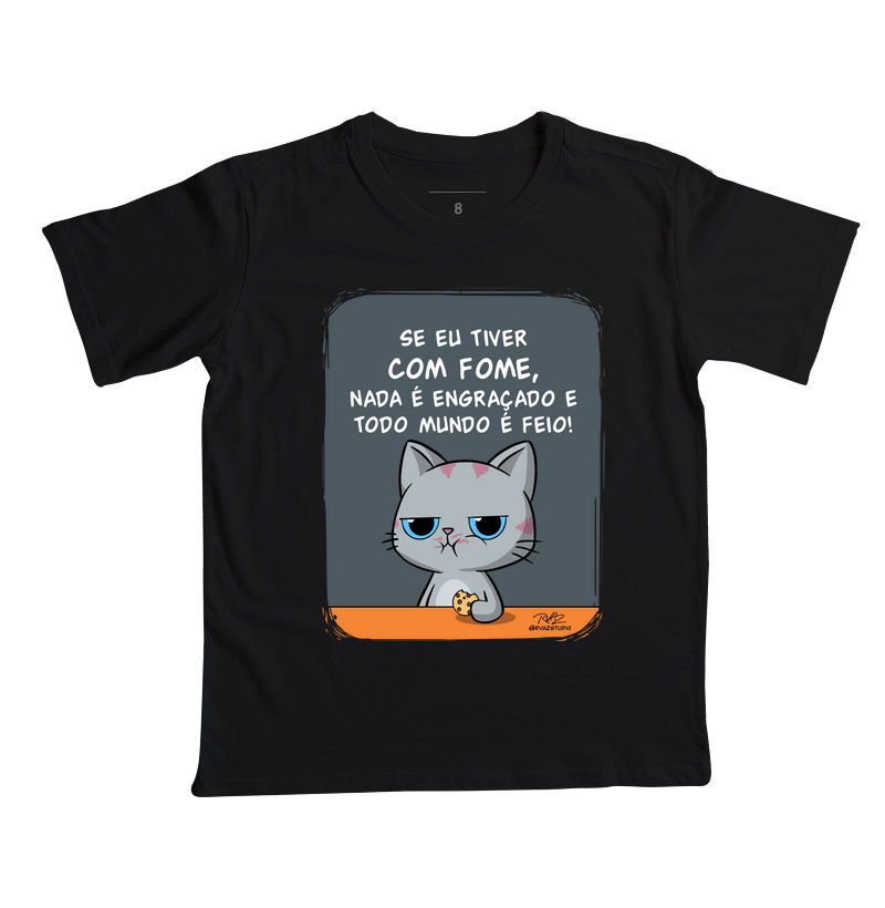 Camiseta Gato Sincero Fome