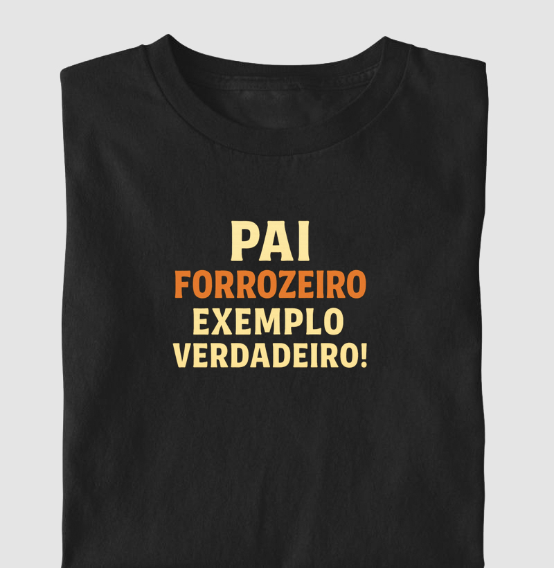 Pai forrozeiro, exemplo verdadeiro!