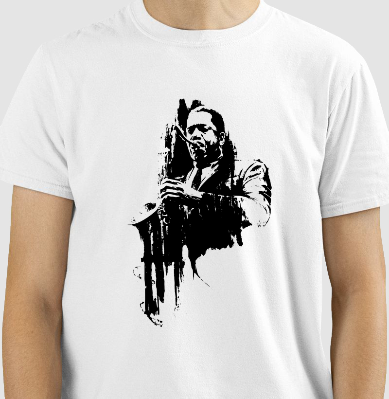 John Coltrane Picture Black