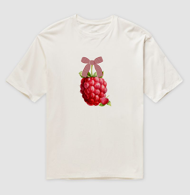 T-shirt framboesa