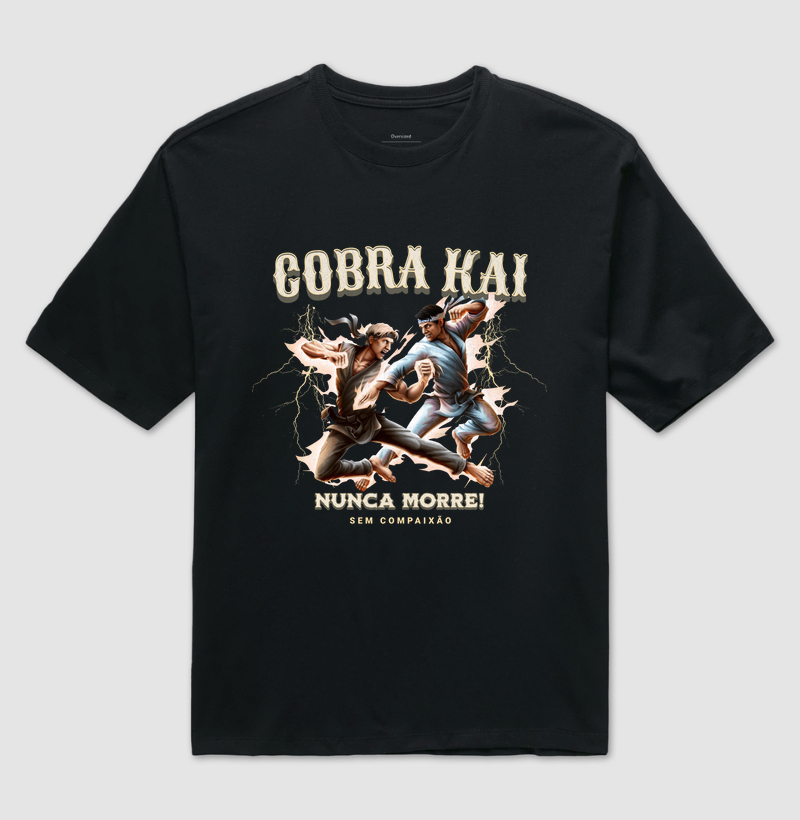 T-Shirt - Cobra Kai Nunca Morre