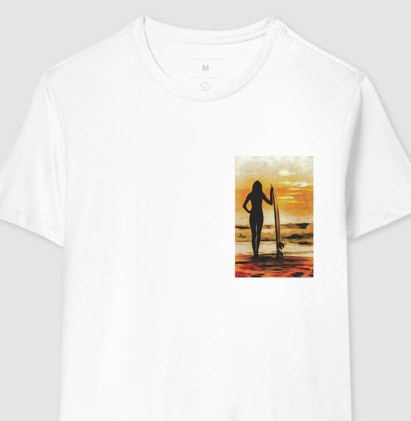 Surfista em Aquarela