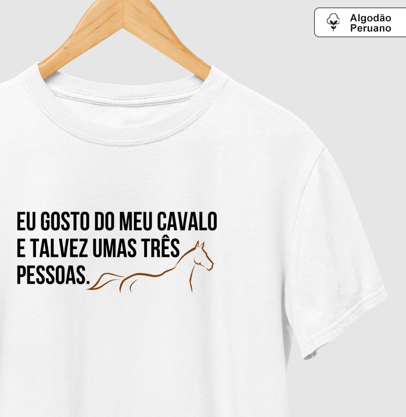 Eu gosto do meu cavalo e mais 3 pessoas 