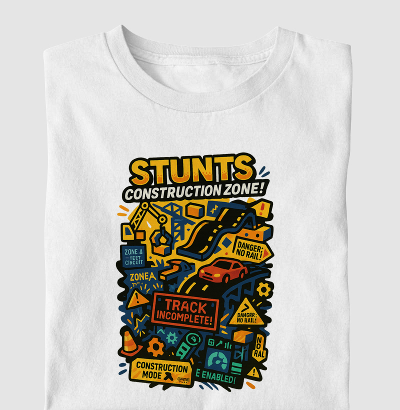 PcDos Stunts Construction Zone