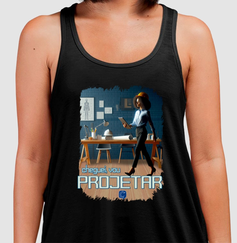 Cheguei, vou projetar