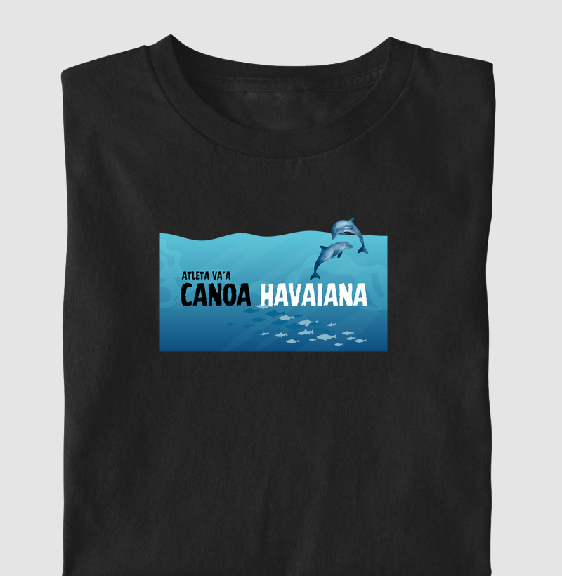 Eu pratico canoa havaiana