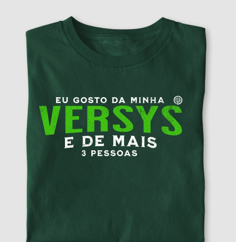 Eu gosto da minha Versys e de mais 3 pessoas