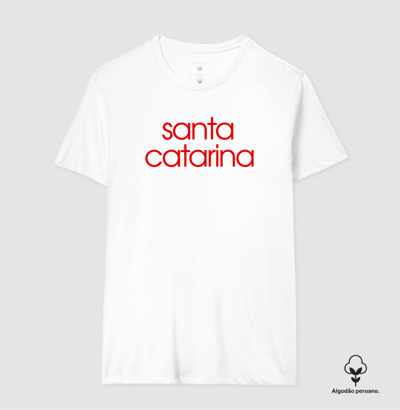 Santa Catarina Estampa Vermelha