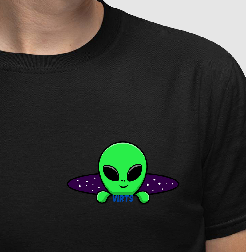 Camiseta Virts alien..