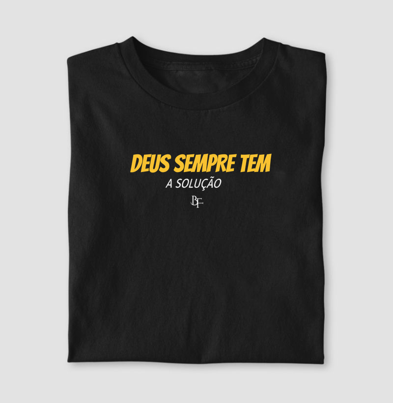 Deus sempre tem a solução