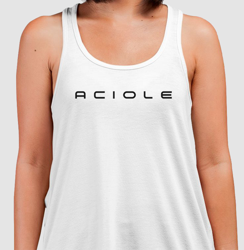 WHITE TANK TOP ACIOLE