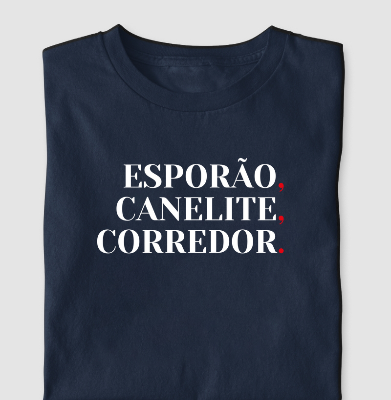 ESPORÃO, CANELITE, CORREDOR.