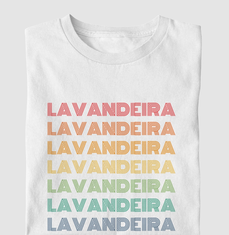 Lavandeira Letreiro Retrô